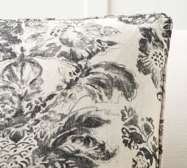 Thea Print Pillow Cover, Gray Multi, 20" - Image 1