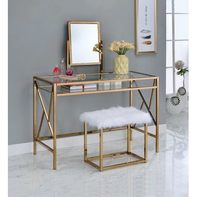 Enid Vanity Set with Mirror - Image 0