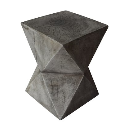 Fern Outdoor Light-Weight Concrete Accent Table - Image 0