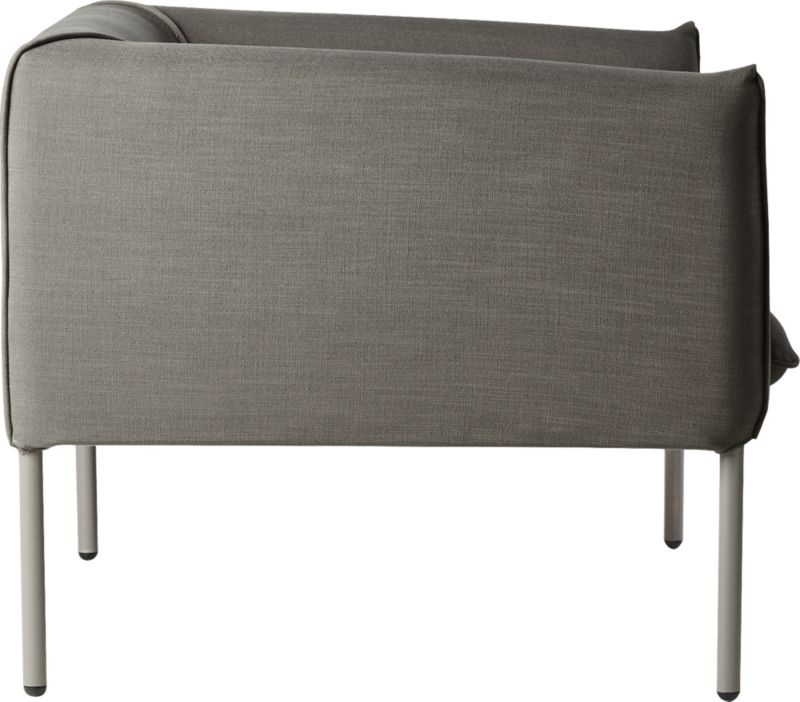 Novara Lounge Chair Grey - Image 4