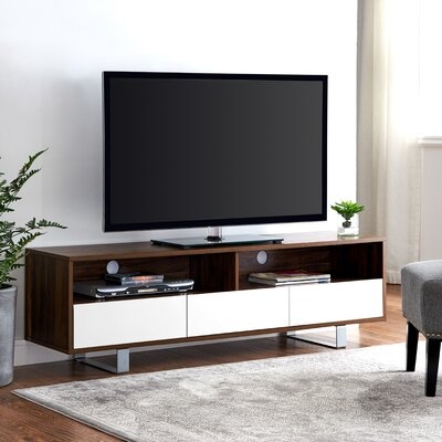 Ehlers 60" Modern 3-Drawer Low TV Console - Image 0