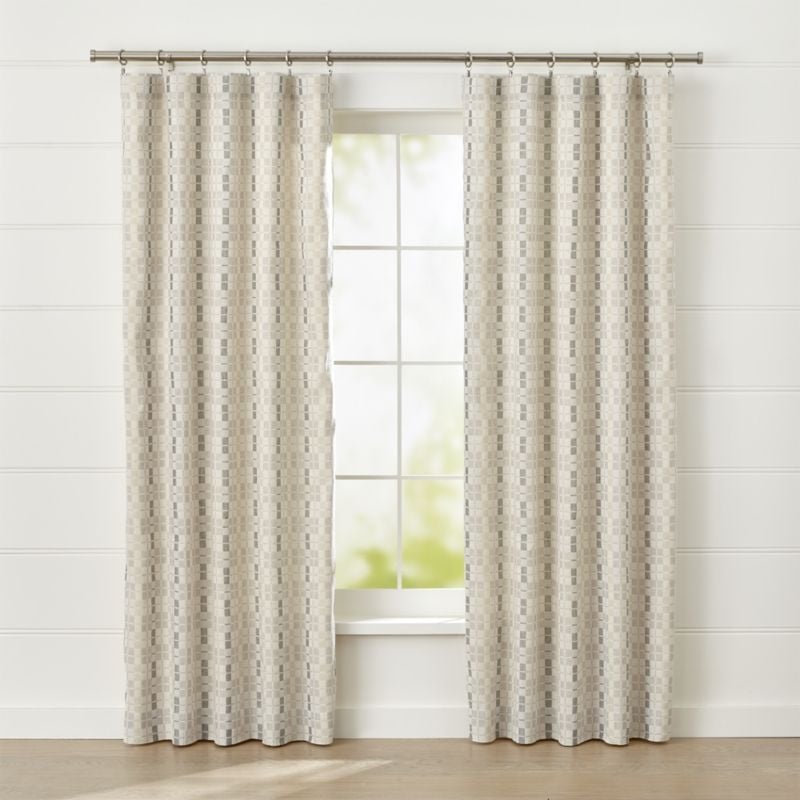 Pastore Neutral Curtain Panel 50"x108" - Image 1