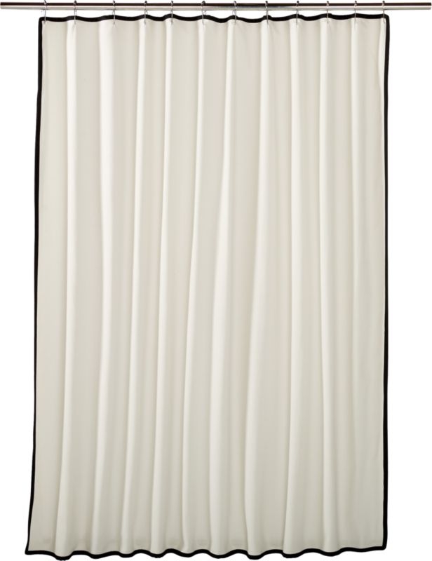 Capri Border Shower Curtain 72""H" - Image 1