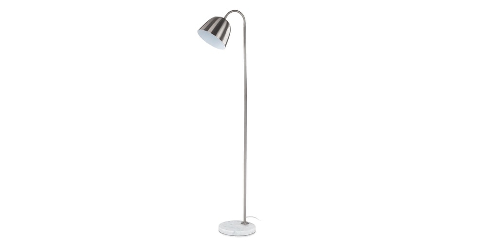 Lissom Nickel Floor Lamp - Image 0