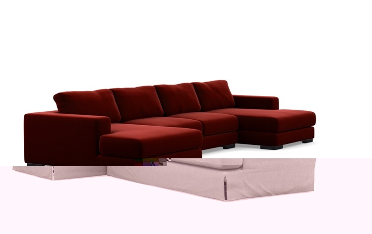 Maxwell Slipcovered Sectional Sofa with Left Chaise by Apartment Therapy - Image 3