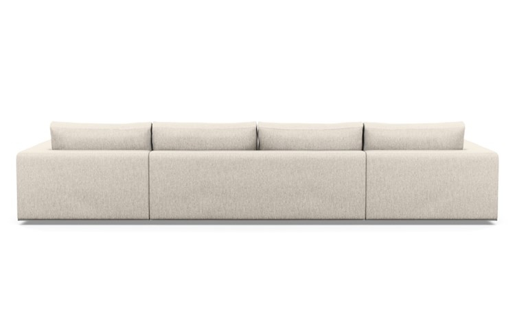 Walters U-Sectional with Wheat Fabric, and Bench Cushion - Image 3