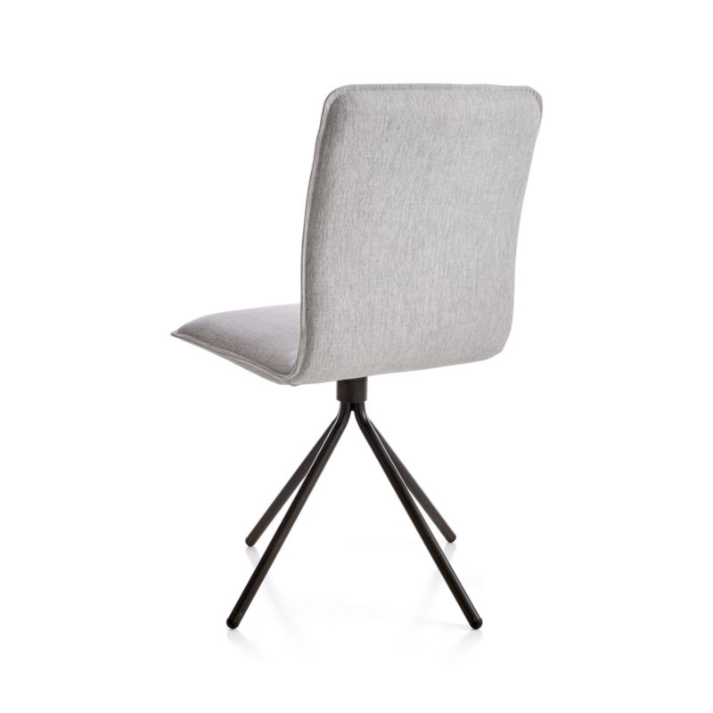 Whirl Grey Swivel Dining Chair - Image 4