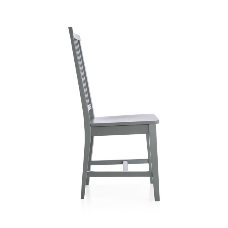 Village Grey Wood Dining Chair - Image 4