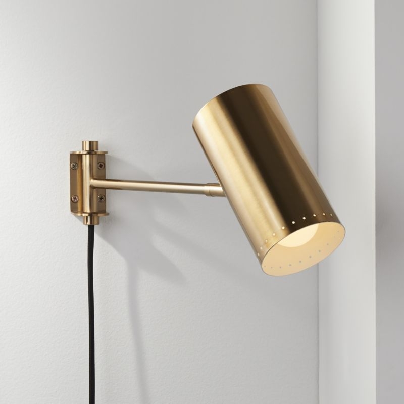 Solo Wall Sconce Brass - Image 1