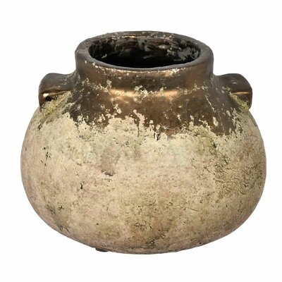 Killingworth Aged Terracotta Ceramic Table vase - Image 0