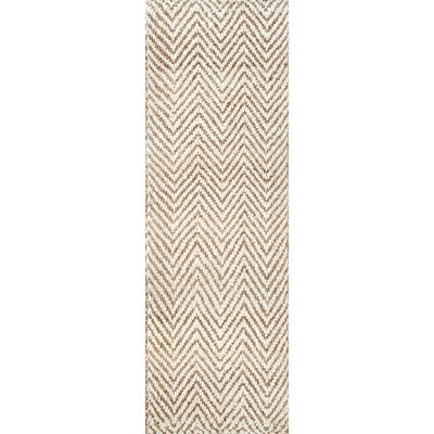 Norcross Hand-Woven Tan Area Rug - Image 0