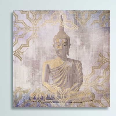 Buddha In Peace Graphic Art on Canvas - Image 0