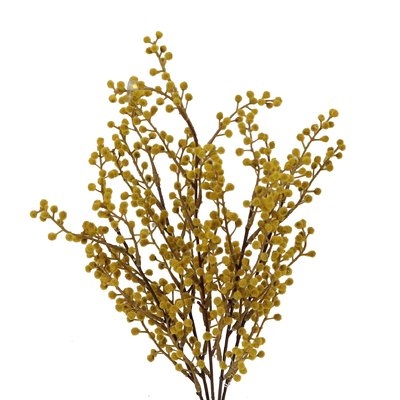 Faux Flocked Berry Branch - Image 0