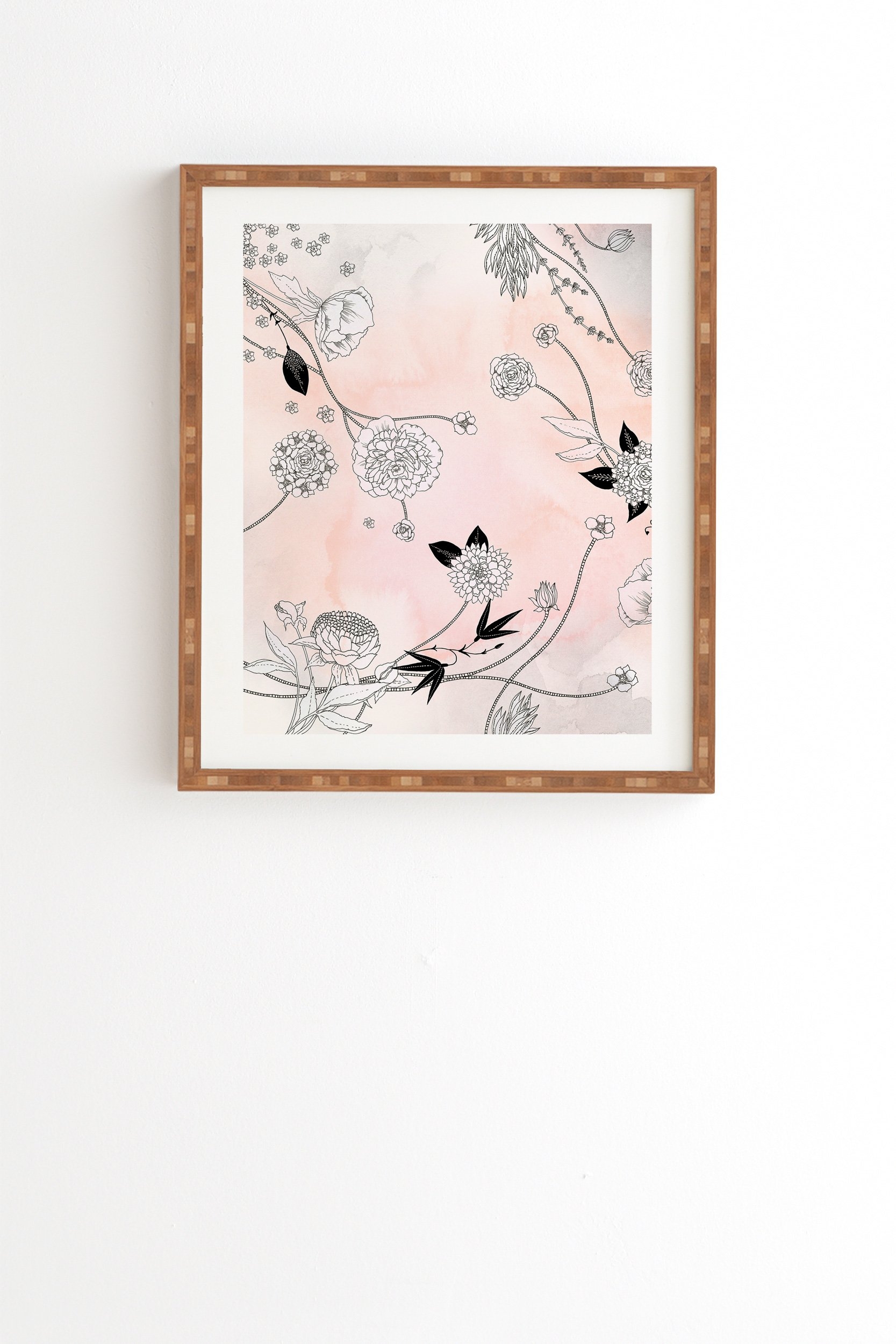 Iveta Abolina Coral Dust Framed Wall Art - 30" x 30" - Image 0