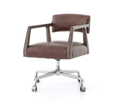 Belden Desk Chair, Oak - Image 0