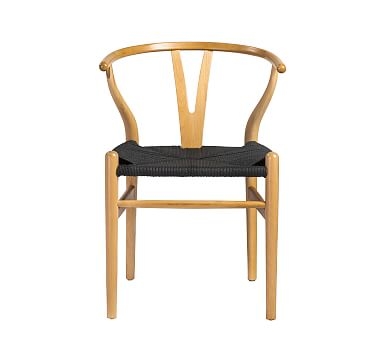 Faith Side Chair, Set of 2, Natural/Black - Image 2