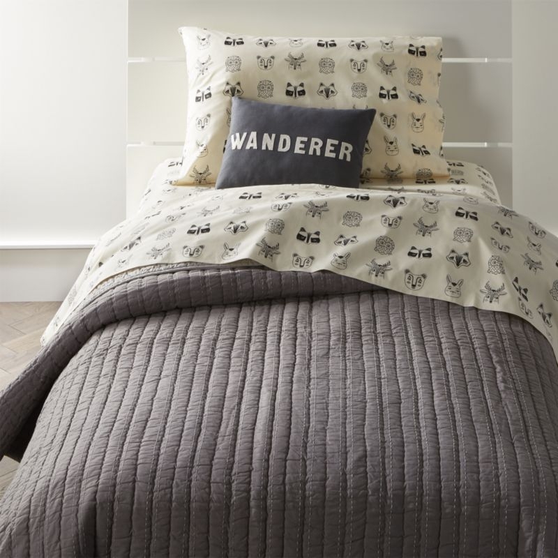 Organic Roxy Marj Woodland Animal Pillowcase - Image 3
