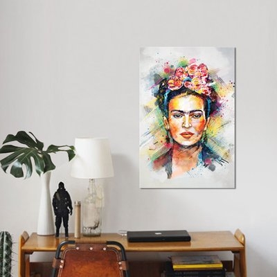 'Frida Kahlo' Graphic Art Print on Wrapped Canvas - Image 0