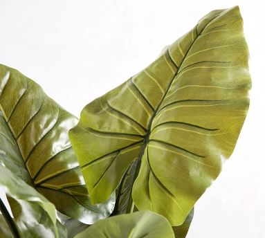 Faux Potted Philodendron Houseplant, Large - Image 1
