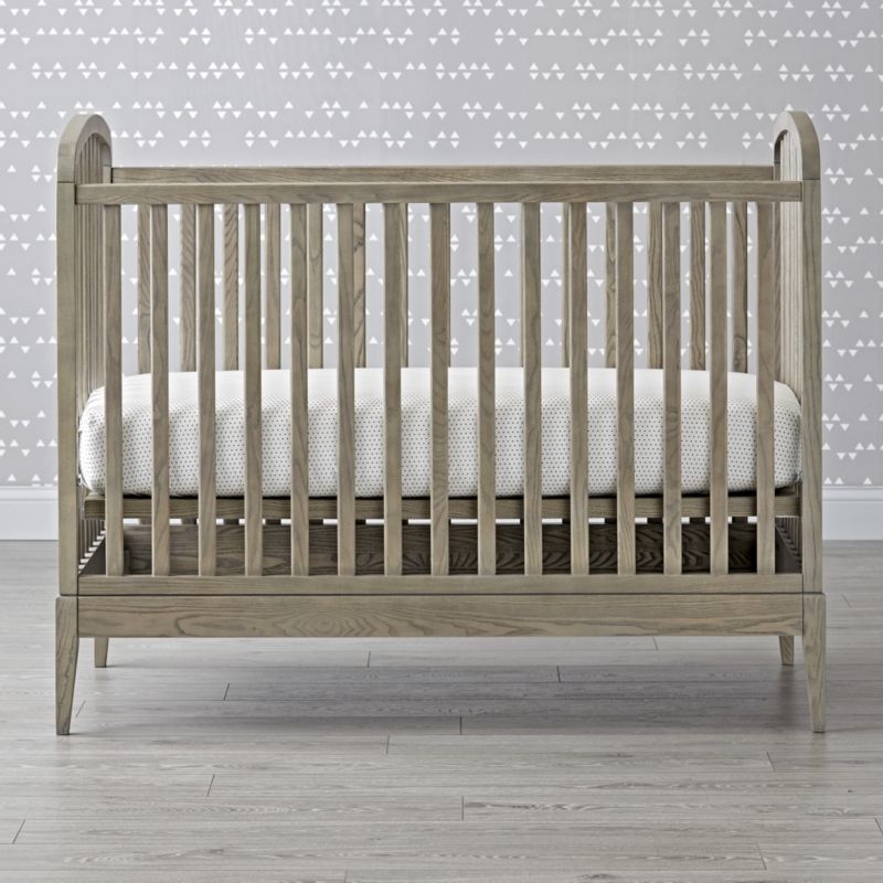 Archway Grey Stain Crib - Image 1