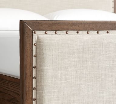 Toulouse Upholstered Bed, Gray Wash, California King - Image 1