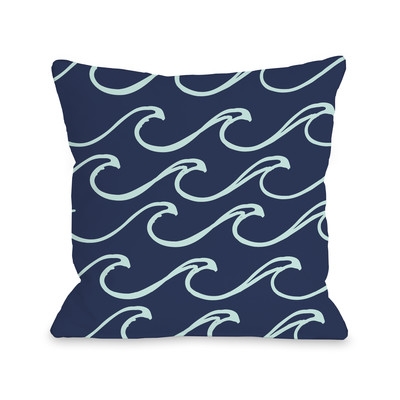 Kayla Wave Throw Pillow - Image 0