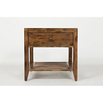 Cano Transitional Wooden End Table - Image 0