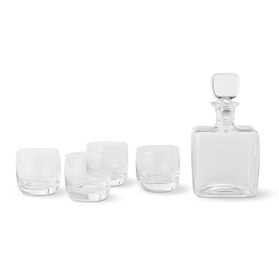 Williams Sonoma Reserve Decanter &amp; Double Old-Fashioned Glasses, Set of 4 - Image 0