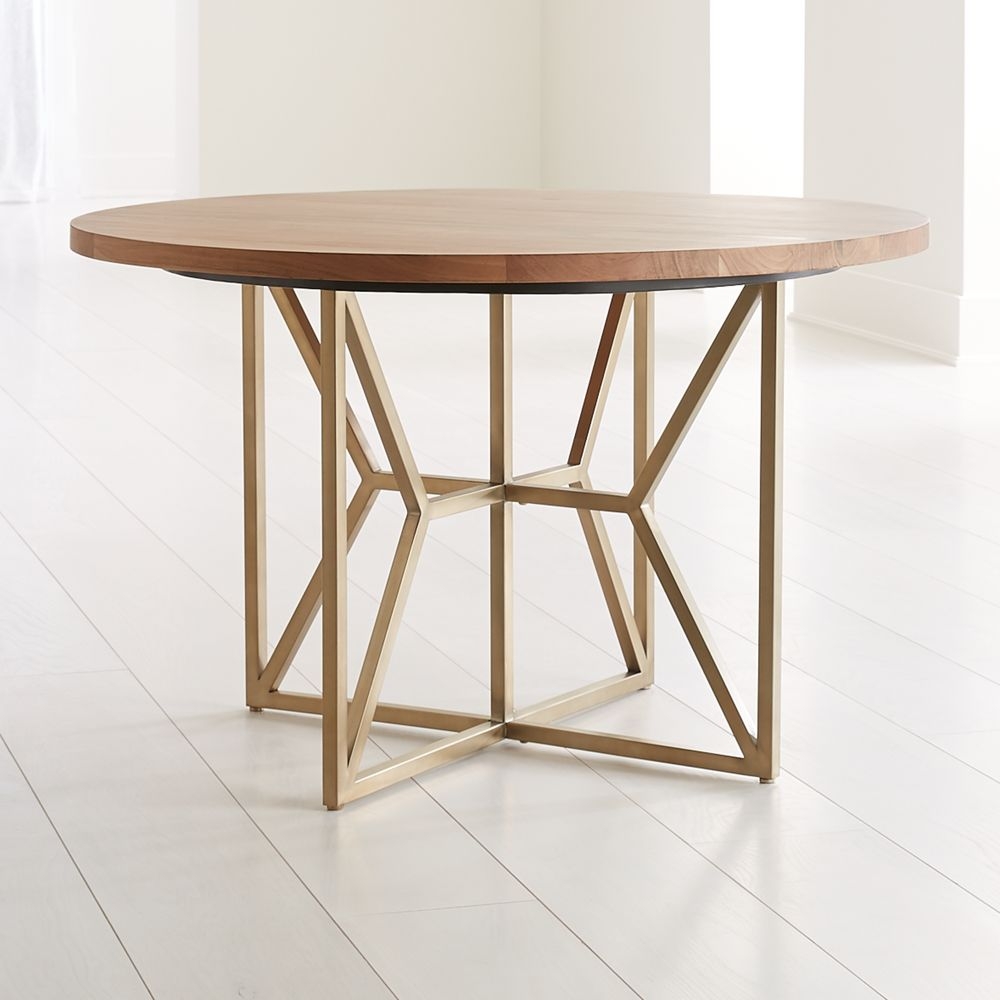 Hayes 48" Round Acacia Dining Table - Image 0