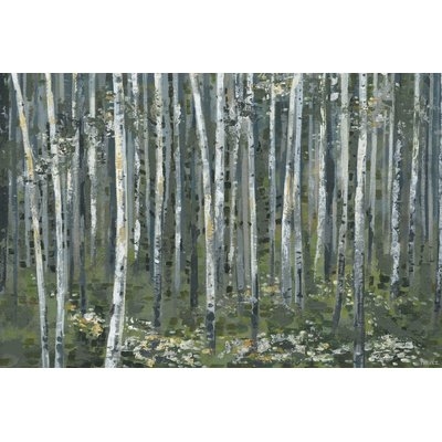 'Magical Green Forest' Print on Wrapped Canvas - Image 0