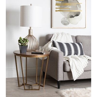 Gerardo 23.2'' Tall Solid Wood 3 Legs End Table - Image 1