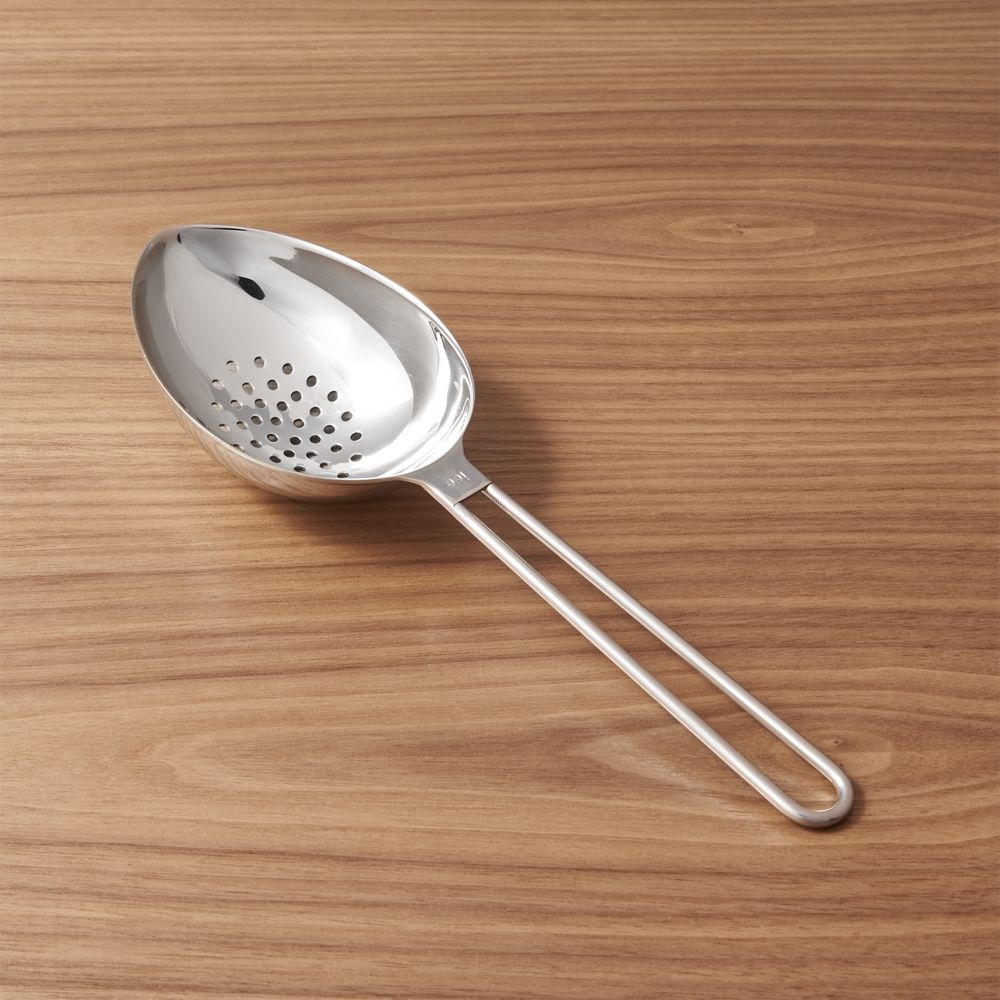 Stainless Steel Slotted Ice Scoop - Image 0