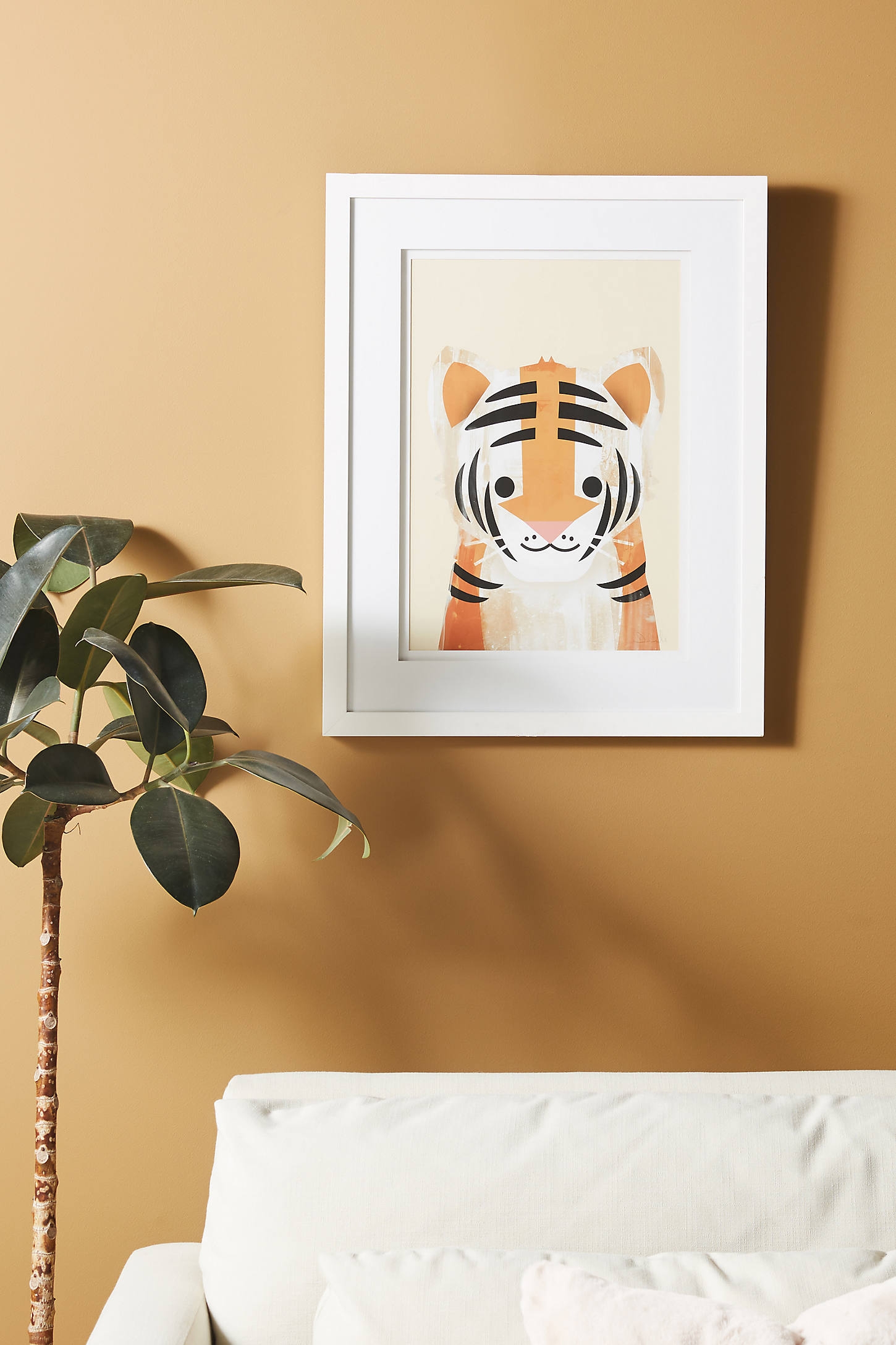 Orange Tiger Wall Art - Image 0