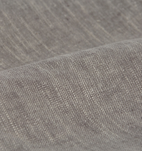 Linen/Cotton Drapery Panel - Gray - Image 4
