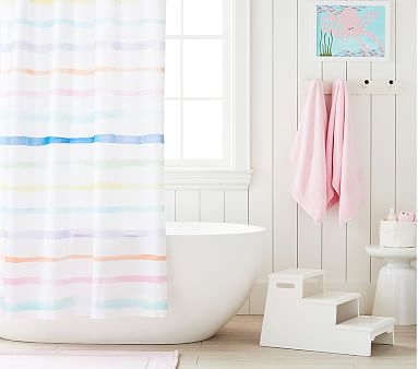 Rainbow Stripe Shower Curtain - Image 0