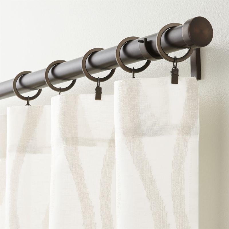 Elester Ivory Sheer Curtain Panel 50"x108" - Image 2