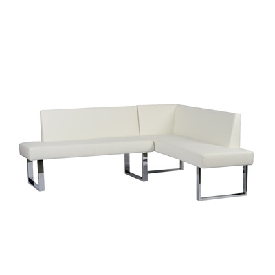 Robb Faux Leather Corner Bench - Image 0