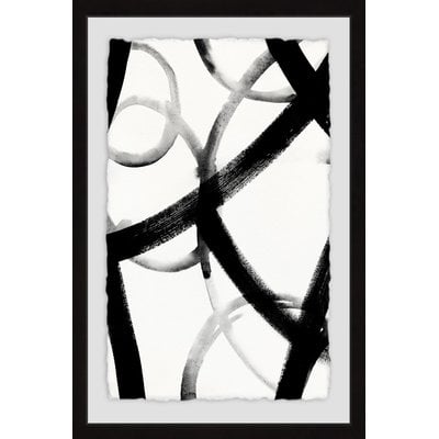 'Monochrome Ripple III' Framed Print - Image 0