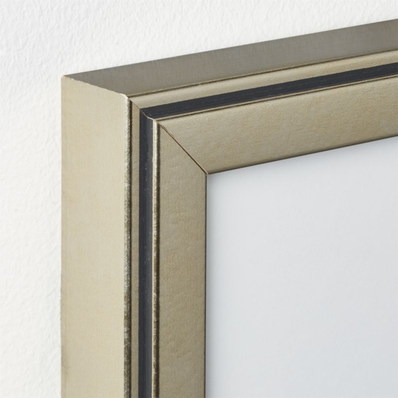"Green Shutter with Gold Frame 22.5""x27.5" - Image 5