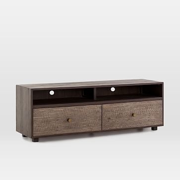 Modern Mixed Material Media Console - Image 0