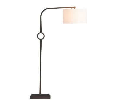 Easton Forged-Iron Sectional Floor Lamp, Bronze - Image 4