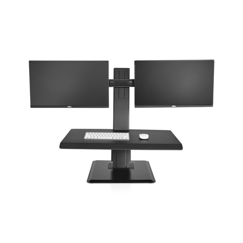 Humanscale ® Black Dual Monitor Quickstand Eco Standing Desk Converter - Image 10