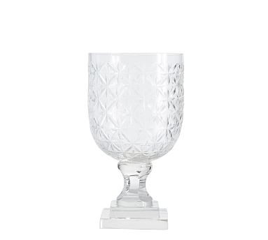 Ml Ava Vase, Clear Cut Glass, Small 9" - Image 0