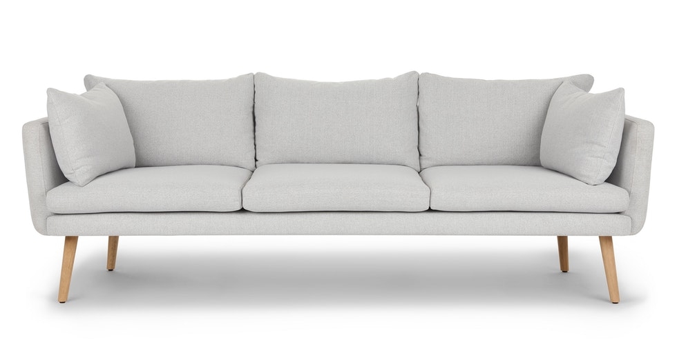 Celsa Drizzle Gray Sofa - Image 0