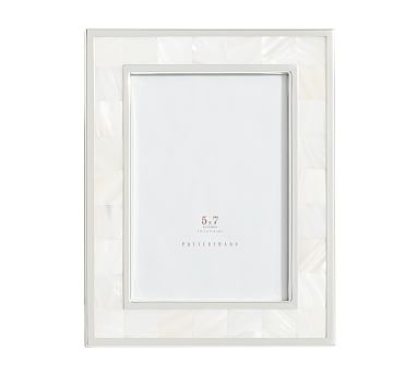 Mother-of-Pearl Frame, 5 x 7" - Image 0