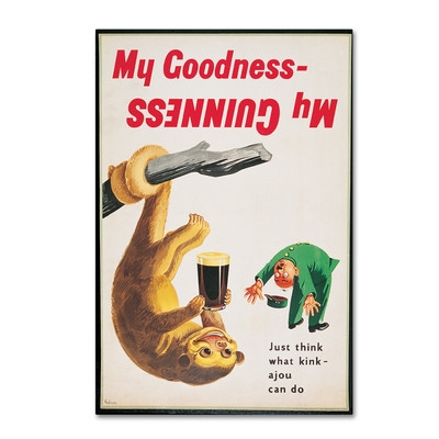 My Goodness My Guinness IV" by Guinness Brewery Vintage Advertisement on Wrapped Canvas - Image 0