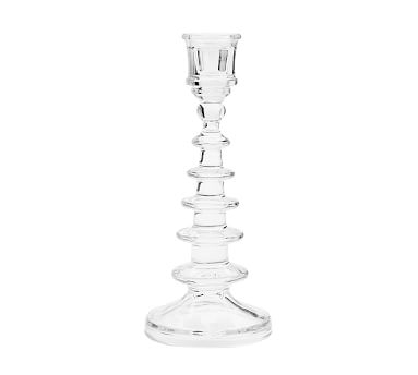 Harper Stacked Glass Taper Candlesticks - Small - Image 4