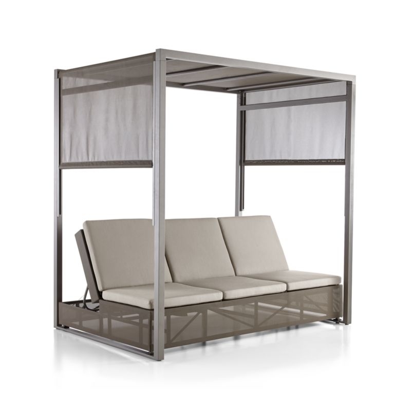 Dune Double Chaise Sofa Lounge with Canopy - Image 2