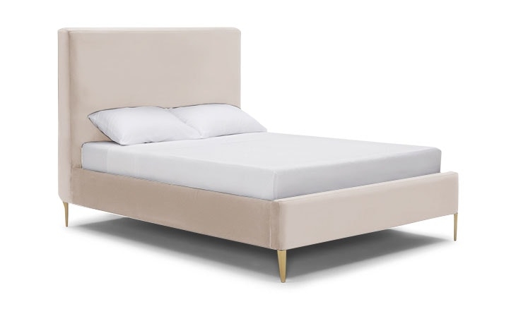 Oliff Mid Century Modern Bed - Lucky Divine - Queen - Image 0