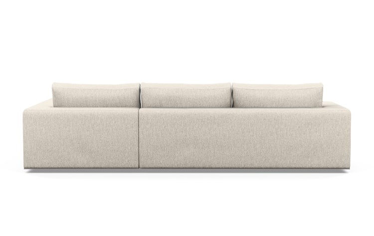 Walters Right Sectional with Beige Wheat Fabric, down alt. cushions, and extended chaise - Image 3